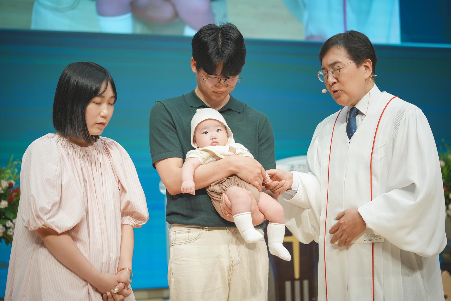 아이(신중윤) 첫 예배 인사
